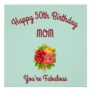 Pôster Mãe 50º aniversário