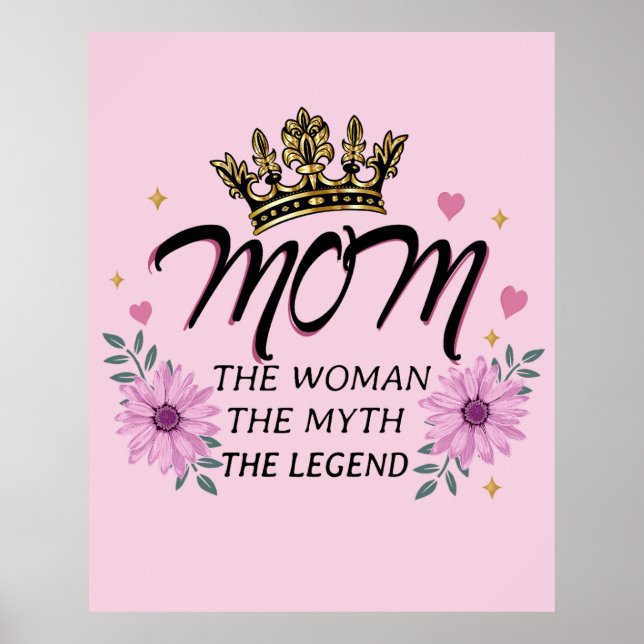 Poster Mãe A Mulher O Mito A Lenda (Frente)