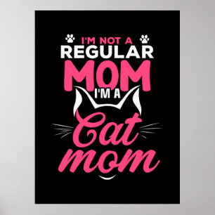 Poster Mãe Arte Sou Uma Mãe De Gato