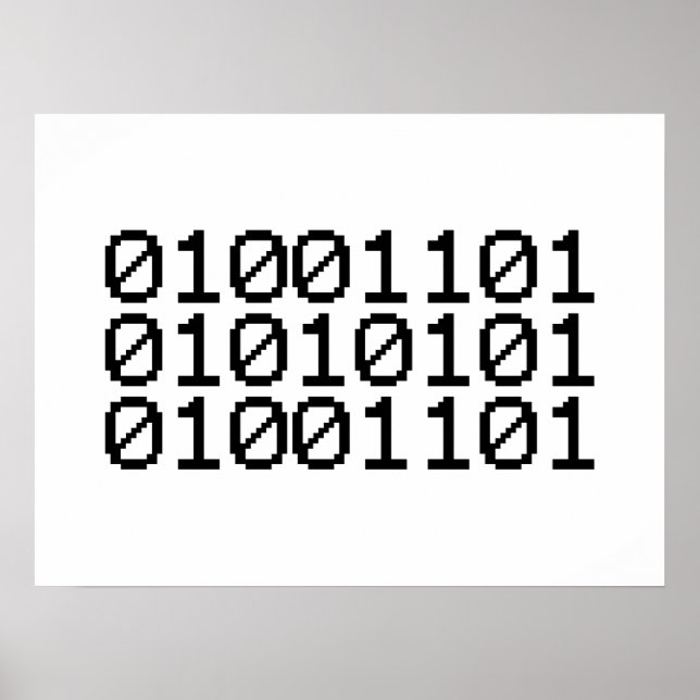 Pôster Mãe BINÁRIA (Frente)