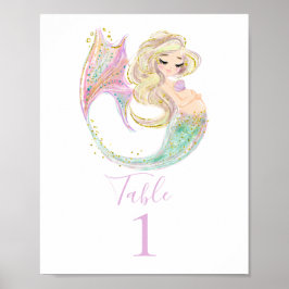 Poster Mãe CHÁ DE FRALDAS Mermaid
