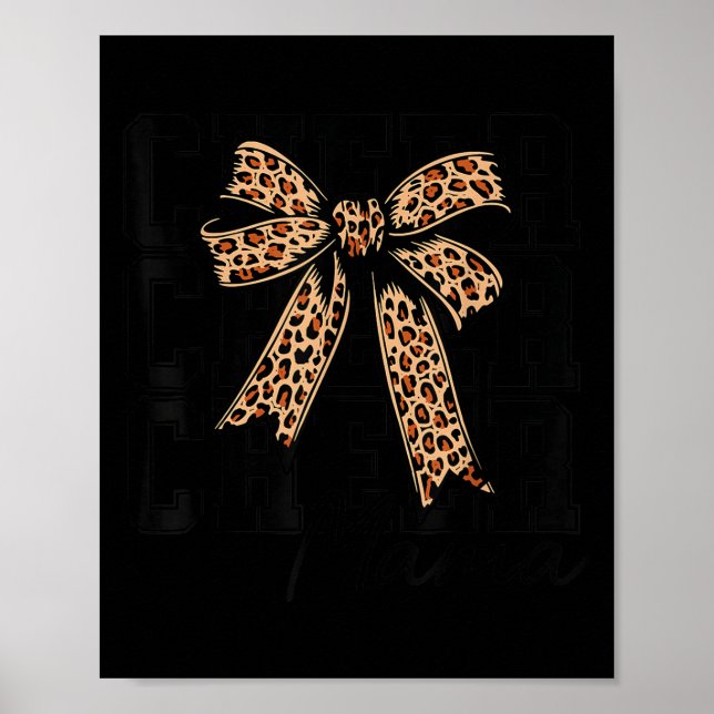 Poster Mãe Cheerleader, Mãe, Saúde Mãe, Maior Fã M (Frente)