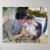 Mãe confortando o bebê, Mary Cassatt