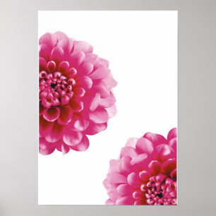Poster mãe cor-de-rosa da flor
