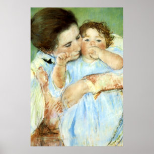 Poster Mãe & criança do ` de Cassatt'
