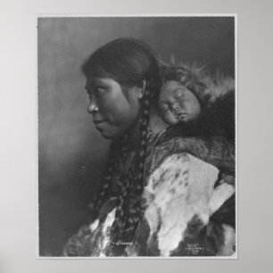 Poster Mãe & criança Eskimo