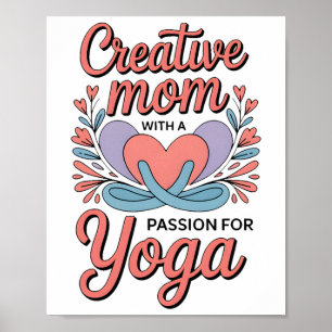 Poster Mãe Criativa Com Uma Paixão Pelo Amor à Vida de Yo