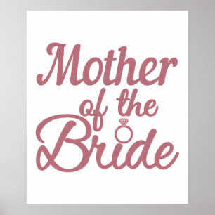 Poster Mãe Da Noiva Casamento Família Coordenada