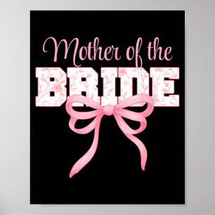 Poster Mãe da Noiva Cute Coquette Arco Floral
