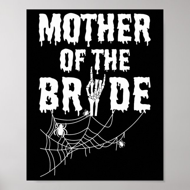 Poster Mãe Da Noiva Maid De Horror Halloween Byche (Frente)