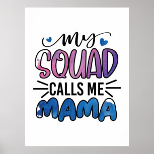 Poster Mãe Dando Presente Meu Esquadrão Me Liga Mamãe