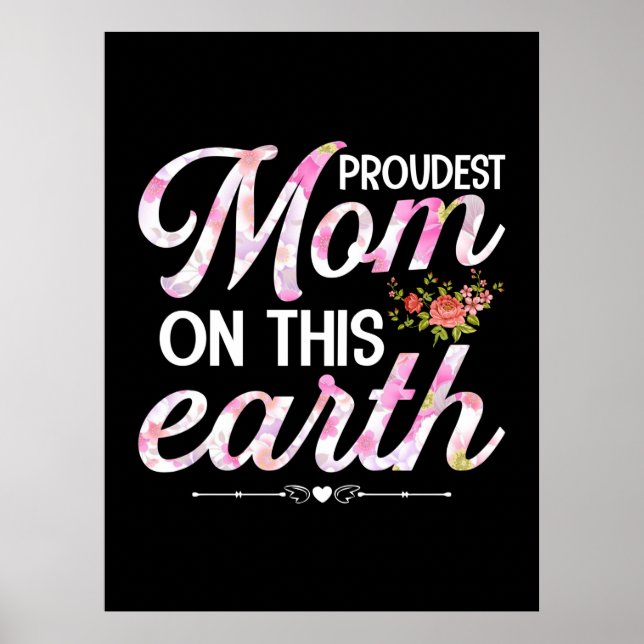 Poster Mãe De Arte Mãe Mais Orgulhosa Da Terra (Frente)