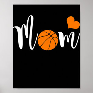 Poster Mãe de basquete ama você mãe