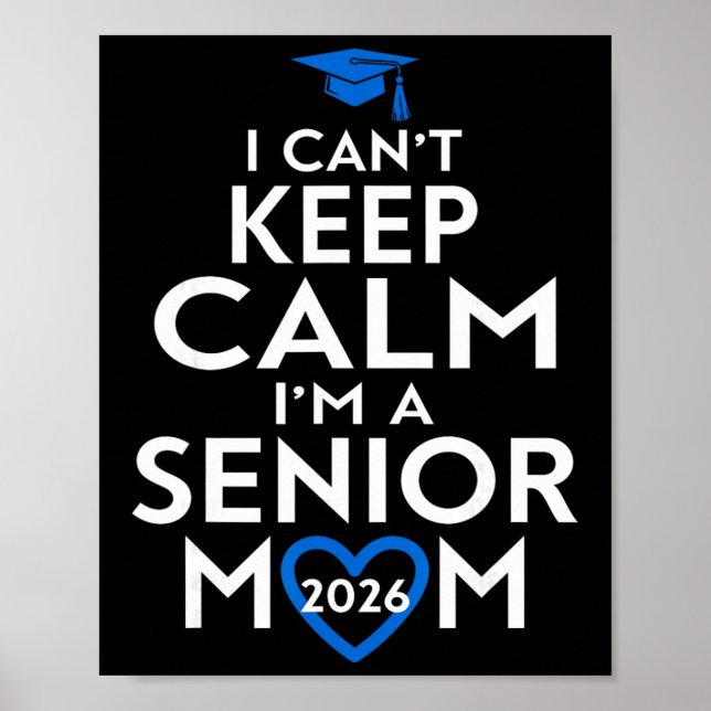 Poster Mãe de Formando da Turma de 2026 Graduação Engraça (Frente)