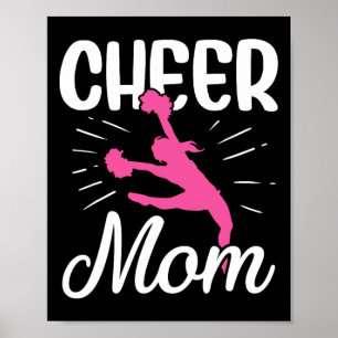 Poster Mãe de Ginástica de Torcida Feminina Mãe da Equipe