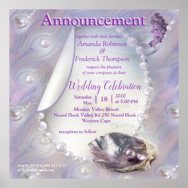 Poster Mãe de Pérolas Mescladas como Pântanos Líquidos (Frente)