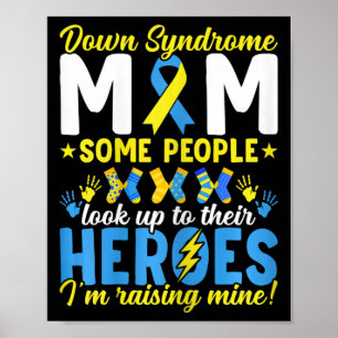 Poster Mãe de Síndrome de Down T21 Trissomia 21 Conscient