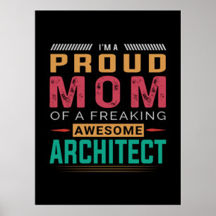 Poster Mãe De Um Arquiteto Fantástico