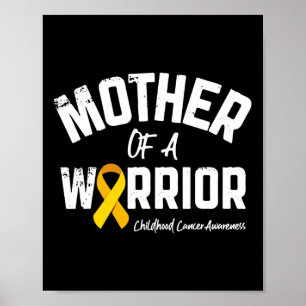 Poster Mãe De Um Cancer De Infância Guerreira