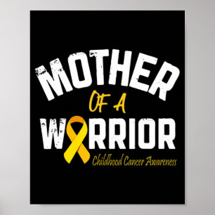 Poster Mãe De Um Cancer De Infância Guerreira