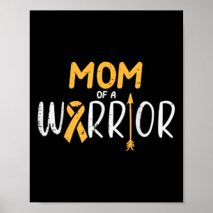 Poster Mãe De Um Cancer De Infância Guerreira Sensibiliza