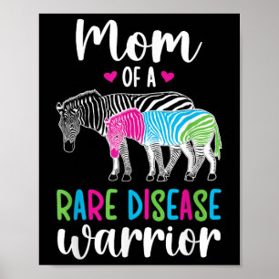 Poster Mãe De Uma Doença Rara Guerreira Mãe Doença Rara