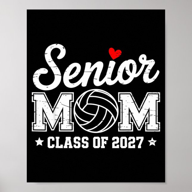 Poster Mãe de volei seniore turma de 2027 formatura (Frente)