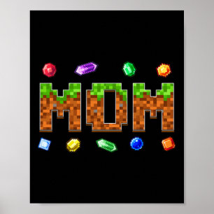 Poster Mãe Divertida Pai Aniversário Menino Criança Video