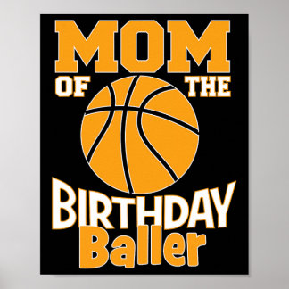Poster Mãe Do Aniversário Byller Bysketbyll, Partido Teme