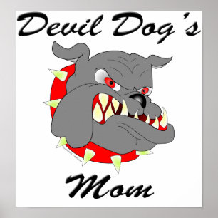 Pôster Mãe do Cachorro do Diabo da USMC