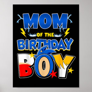 Poster Mãe Do Menino De Aniversário Jogo De Vídeo Família