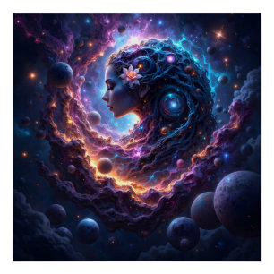 Pôster Mãe do Universo – Aquela Que Sonha as Estrelas.