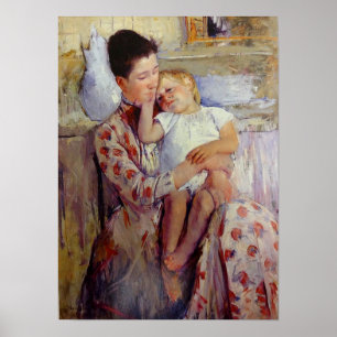 Poster Mãe e criança da arte de Cassatt