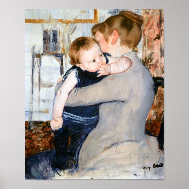 Poster Mãe e Criança, Mary Cassatt (Frente)