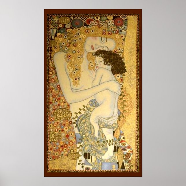 Pôster Mãe e Criança por Klmit (Frente)