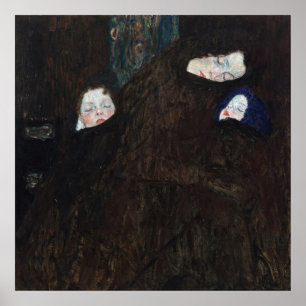 Poster Mãe e Crianças de Gustav Klimt