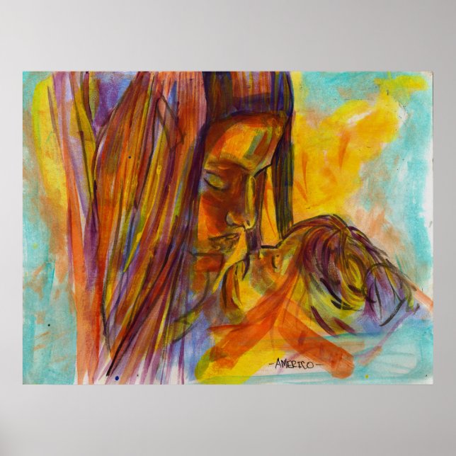 Pôster mãe e filho (Frente)