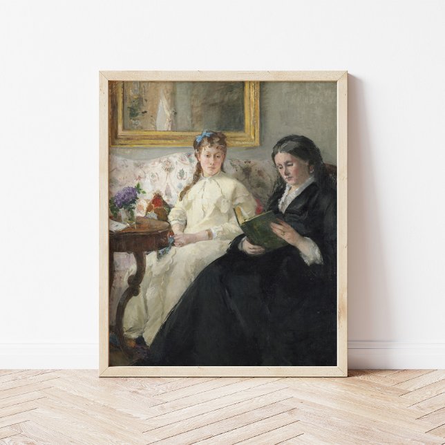 Poster Mãe e Irmã do Artista | Berthe Morisot (Criador carregado)