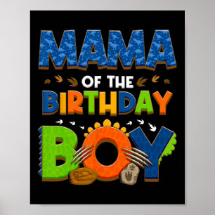 Poster Mãe E Pai Da Mãe, A Família Dinossauro De Aniversá