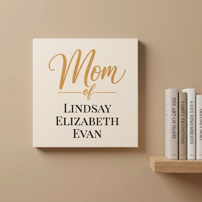 Poster Mãe Elegante Personalizada (Criador carregado)