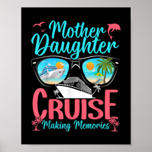Poster Mãe Engraçada Férias Cruzando Filha Mãe Filha Mãe