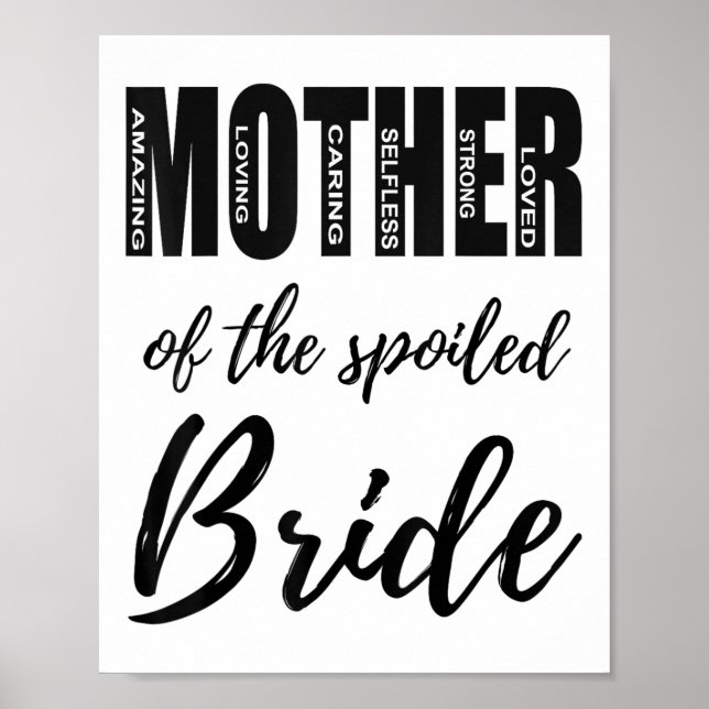 Poster Mãe Engraçada Mãe Casando Rehe (Frente)