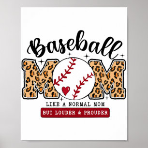 Poster Mãe Leopard Loud & Orgulhosa Mães de Beisebol