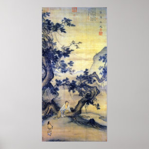 Poster Mãe Lin Silenciosamente Ouvindo o Vento no Pine