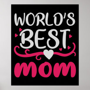 Poster Mãe - Melhor Mãe do Mundo