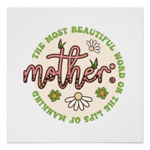 Pôster Mãe O Mundo Mais Bonito