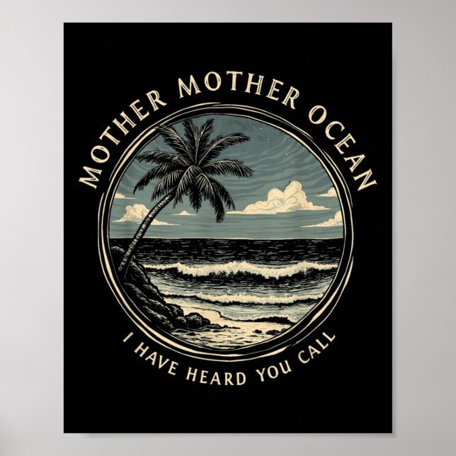 Poster Mãe Oceano Mãe, Ouvi Você Dizer Q (Frente)