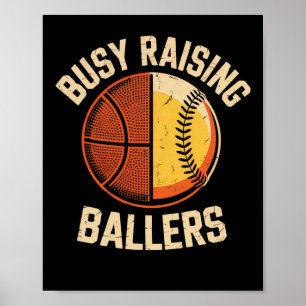 Poster Mãe ocupada criando Llers Esportes Pai Sketll Soft