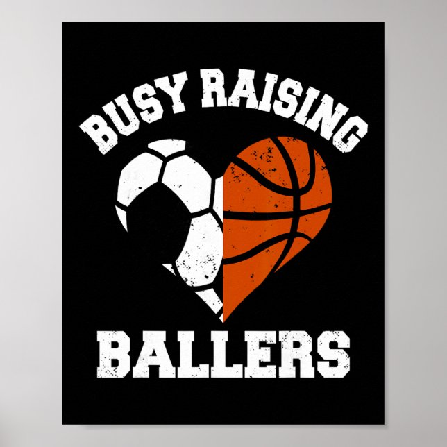 Poster Mãe Orgulhosa Criando Byllers Futebol Bysketbyll C (Frente)
