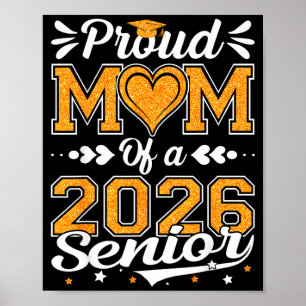 Poster Mãe orgulhosa de uma turma de formandos de 2026 tu